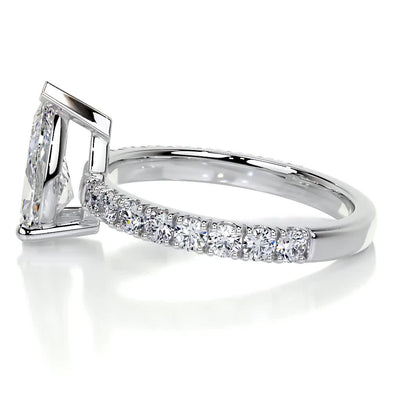 1.50 CT Pear Solitaire CVD G/VS2 Diamond Engagement Ring 26