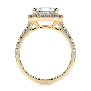 1.50 CT Emerald Halo CVD D/VS1 Diamond Engagement Ring 16