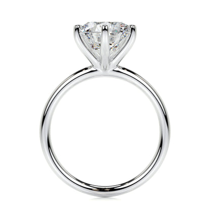 2.0 CT Round Solitaire CVD E/VS2 Diamond Engagement Ring 6