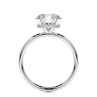 2.0 CT Pear Hidden Halo CVD E/VS2 Diamond Engagement Ring 15