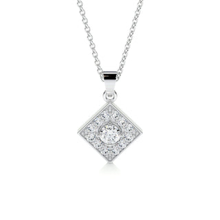 0.25 CT Round CVD F/VS Diamond Necklace 1