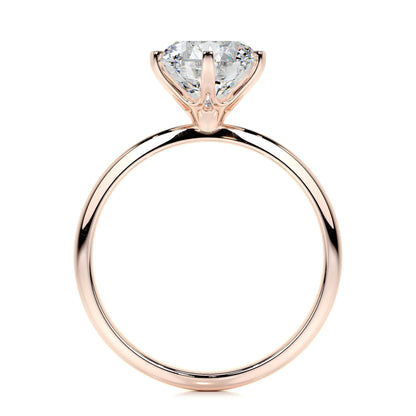 2.50 CT Round Solitaire CVD G/SI1 Diamond Engagement Ring 16