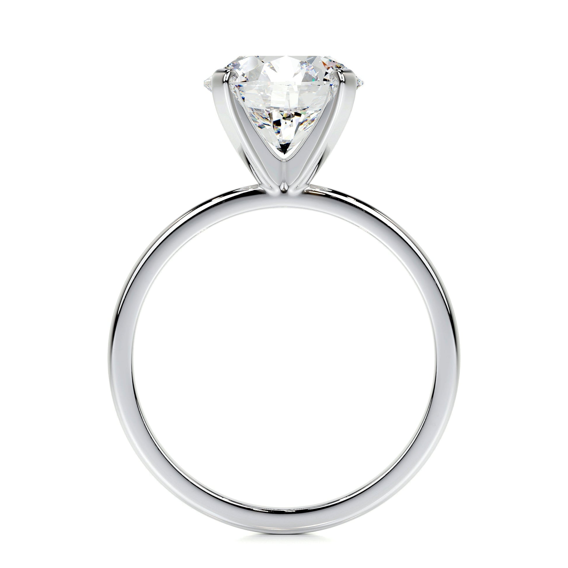 3.0 CT Princess Solitaire CVD F/VS2 Diamond Engagement Ring 30