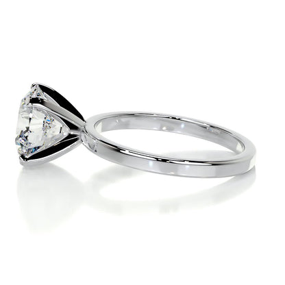 3.0 CT Princess Solitaire CVD F/VS2 Diamond Engagement Ring 19