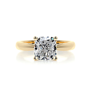 1.5 CT Cushion Solitaire CVD E/VS2 Diamond Engagement Ring 6