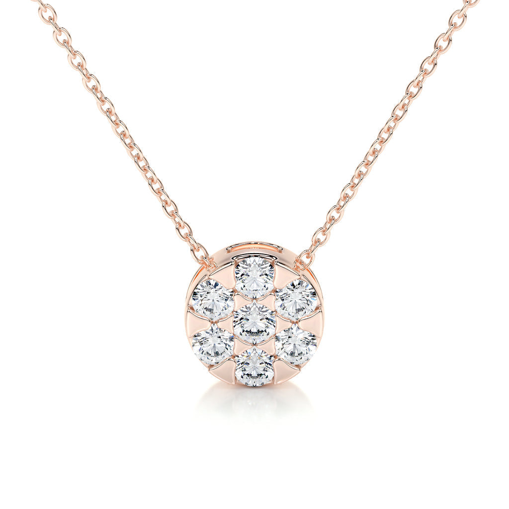 0.50 TCW Round CVD F/VS Diamond Necklace 11