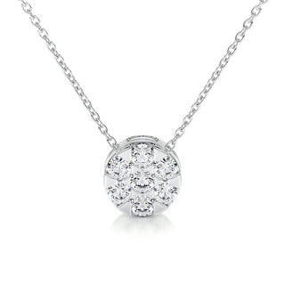 0.50 TCW Round CVD F/VS Diamond Necklace 1