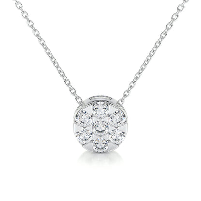 0.50 TCW Round CVD F/VS Diamond Necklace 1