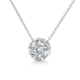 0.50 TCW Round CVD F/VS Diamond Necklace 2