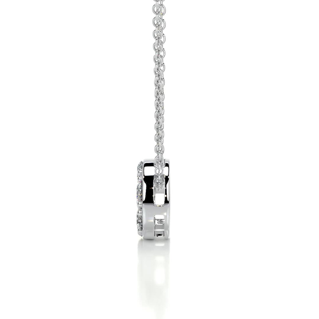 0.50 TCW Round CVD F/VS Diamond Necklace 4