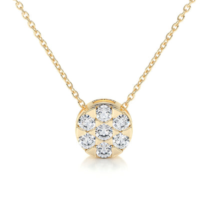 0.50 TCW Round CVD F/VS Diamond Necklace 6