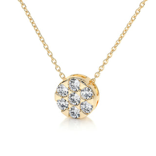 0.50 TCW Round CVD F/VS Diamond Necklace 7