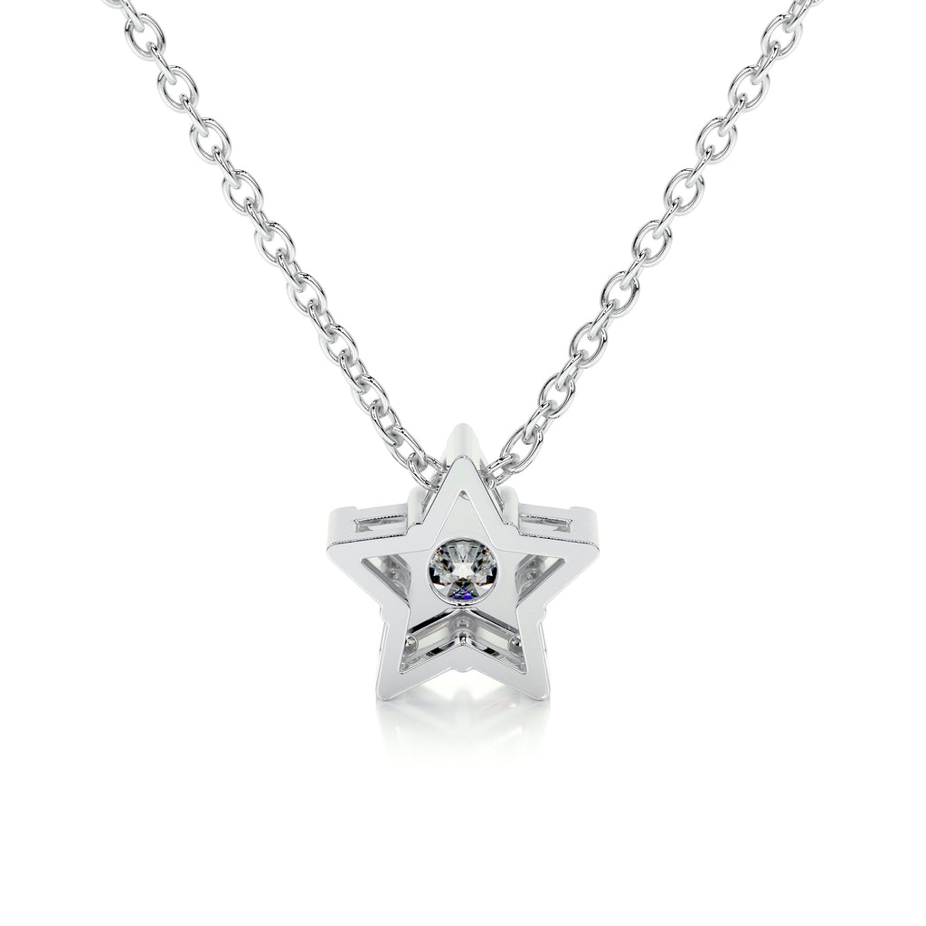 0.25 CT Round CVD F/VS Diamond Necklace 3