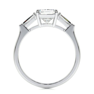 1.50 CT Radiant Three Stones CVD G/VS2 Diamond Engagement Ring 5