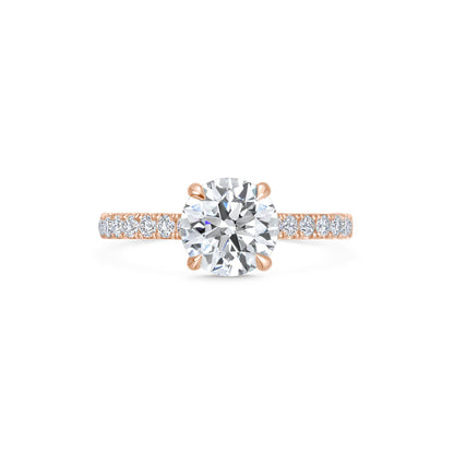 1.5 CT Round Solitaire CVD F/VVS1 Diamond Engagement Ring 5