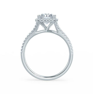 1.80 CT Radiant Shaped Moissanite Halo Split Shank Style Engagement Ring 6