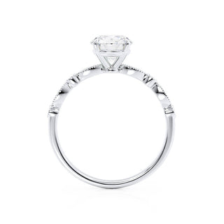1.0 CT Round Shaped Solitaire Moissanite Engagement Ring 5