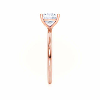 1.50 CT Princess Shaped Moissanite Solitaire Engagement Ring 2