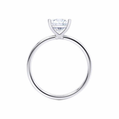 1.50 CT Princess Shaped Moissanite Solitaire Engagement Ring 3
