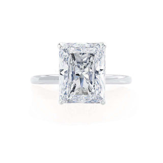 1.20 CT Radiant Shaped Solitaire Moissanite Engagement Ring 4