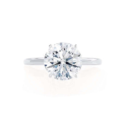 1.20 CT Round Shaped Moissanite Solitaire Style Engagement Ring 5