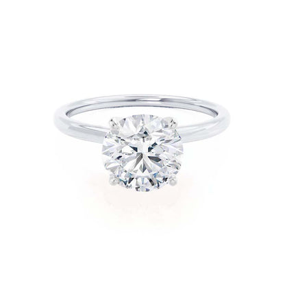 1.20 CT Round Shaped Solitaire Moissanite Engagement Ring 6