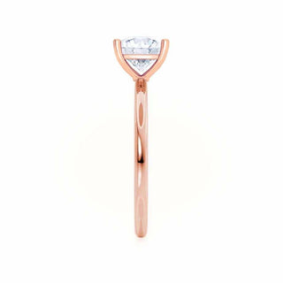 1.80 CT Asscher Shaped Moissanite Solitaire Style Engagement Ring 5