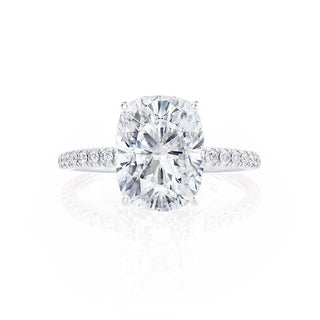 1.75 CT Elongated Cushion Shaped Moissanite Solitaire Engagement Ring 3