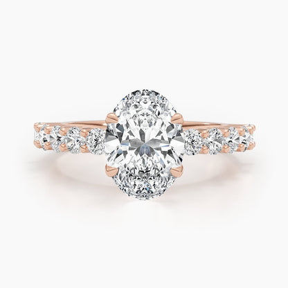 2.79 CT Oval Solitaire CVD E/VS Diamond Engagement Ring 6