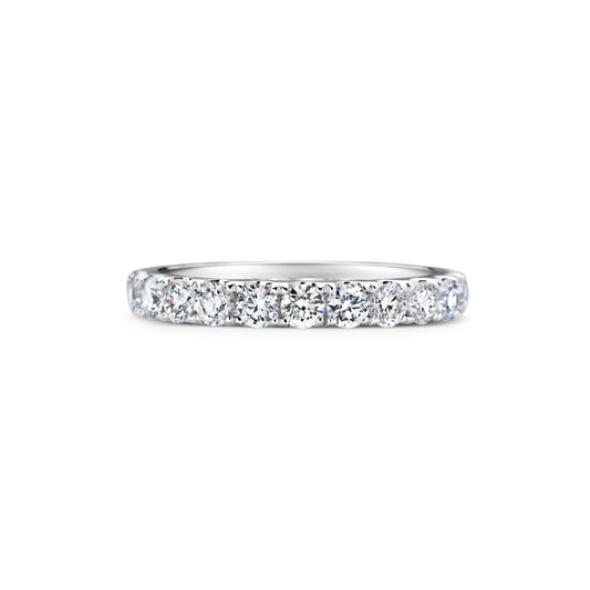 1.5 CT Round Full Eternity CVD EF/VVS Diamond Wedding Band 1