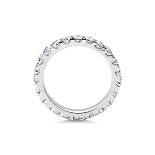 1.5 CT Round Full Eternity CVD EF/VVS Diamond Wedding Band 4