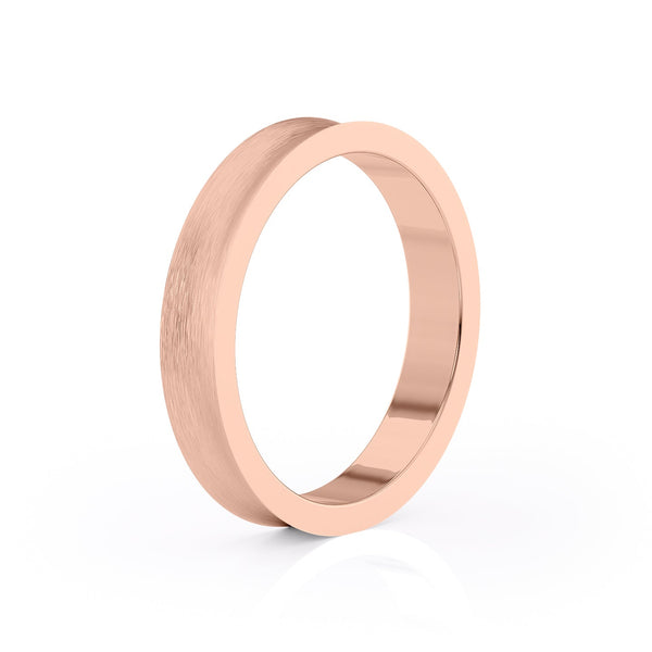 Classic Brushed Finish Wedding Band For Men 5