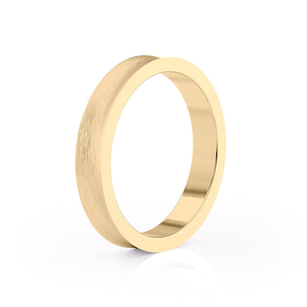 Classic Brushed Finish Wedding Band For Men 8