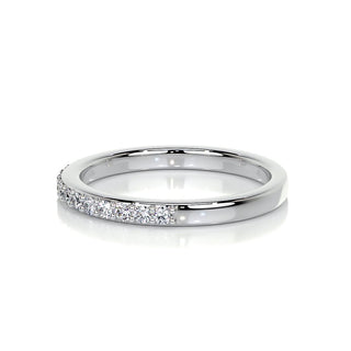 0.3 CT Round Half Eternity CVD EF/VVS Diamond Wedding Band 4