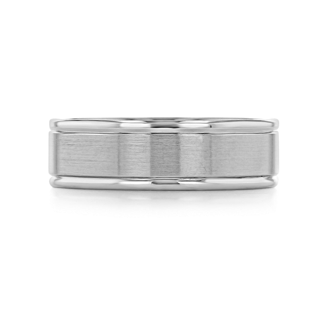 Men's Brushed Finish Classic Wedding Band 1