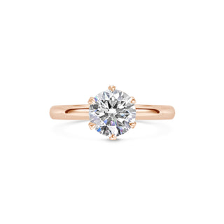 1.5 CT Round Solitaire CVD F/VS1 Diamond Engagement Ring 7