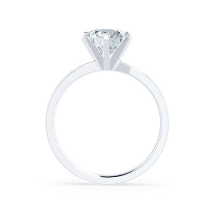 1.50 CT Round Shaped Moissanite Solitaire Engagement Ring 6