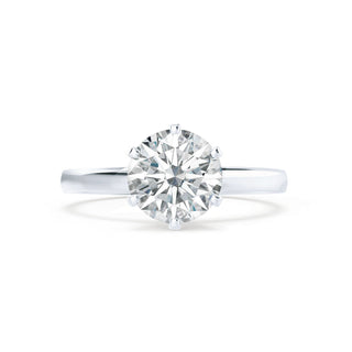 1.50 CT Round Shaped Moissanite Solitaire Engagement Ring 11