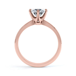 1.50 CT Round Shaped Moissanite Solitaire Engagement Ring 8